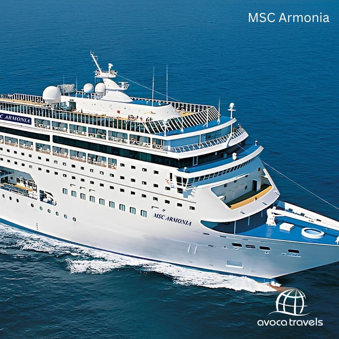 MSC Armonia from Durban  Ports of call Port Louis, Mauritius, La Possession, Reunion, Portuguese Island (Inhaca Archipelago), Mozambique